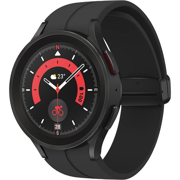 SAMSUNG Galaxy Watch Pro 5 45mm LTE Smartwatch GPS Rt. Tracking Improved Battery